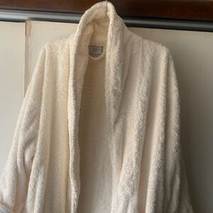 Turkish plush Cozy Cream Women's Robe